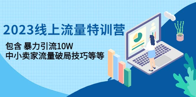 2023线上流量特训营：中小卖家流量破局技巧等等副业工作-副业资源站-副业项目-创业项目-搞钱项目个人副业工作资源分享