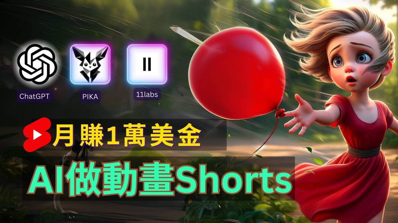轻松制作皮克斯风格人生故事短视频，免费AI助你月入上万副业工作-副业资源站-副业项目-创业项目-搞钱项目个人副业工作资源分享