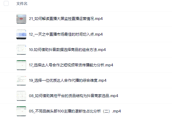 宁静数据2022抖音数据化运营系列课，最新的抖音直播间起爆算法副业工作-副业资源站-副业项目-创业项目-搞钱项目个人副业工作资源分享