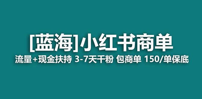 【蓝海项目】小红书商单项目，7天就能接广告变现，稳定一天500+保姆级玩法副业工作-副业资源站-副业项目-创业项目-搞钱项目个人副业工作资源分享