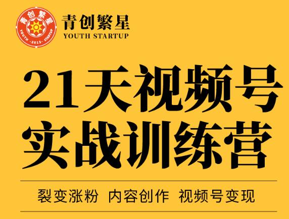 张萌21天视频号实战训练营，裂变涨粉、内容创作、视频号变现 价值298元副业工作-副业资源站-副业项目-创业项目-搞钱项目个人副业工作资源分享