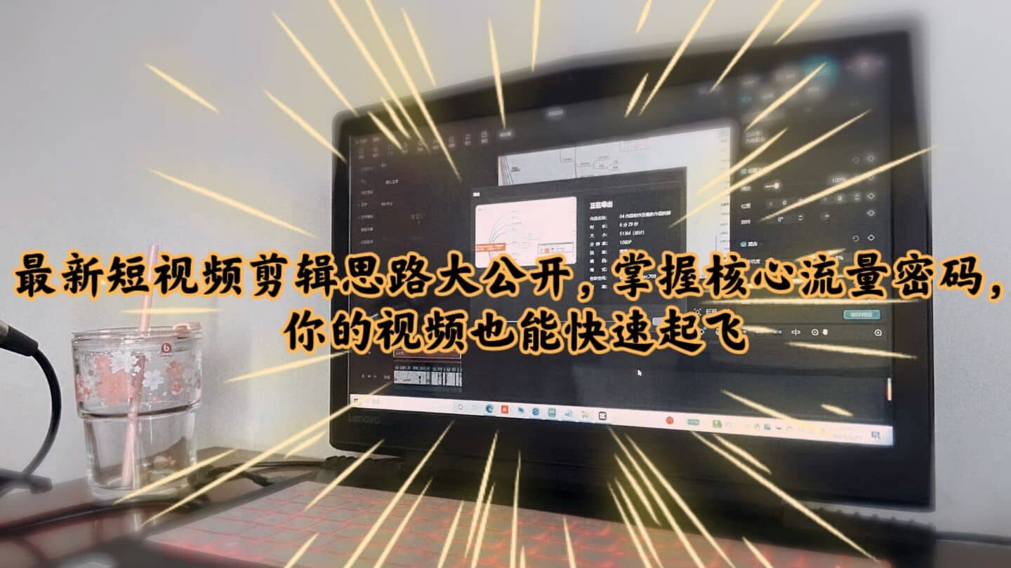 最新短视频剪辑思路大公开，掌握核心流量密码，你的视频也能快速起飞副业工作-副业资源站-副业项目-创业项目-搞钱项目个人副业工作资源分享