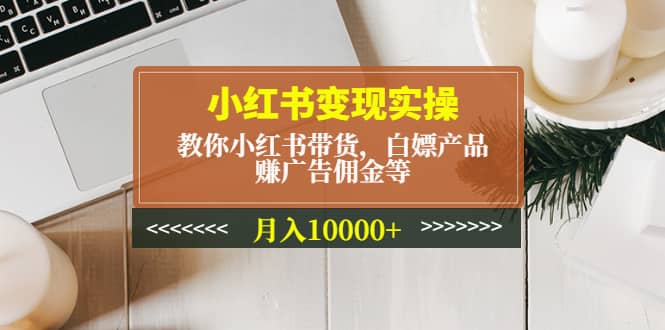 小红书变现实操：教你小红书带货，白嫖产品，赚广告佣金等副业工作-副业资源站-副业项目-创业项目-搞钱项目个人副业工作资源分享