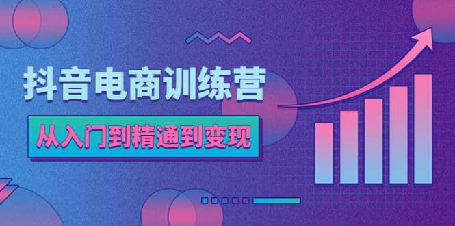 抖音电商训练营：从入门到精通，从账号定位到流量变现，抖店运营实操副业工作-副业资源站-副业项目-创业项目-搞钱项目个人副业工作资源分享
