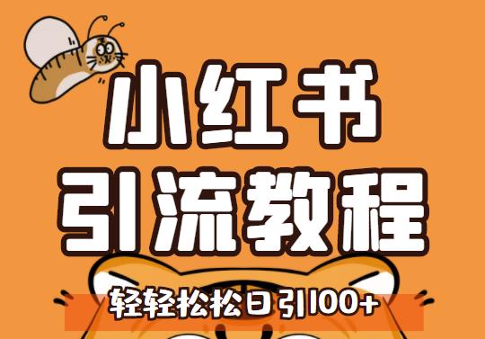 小红书运营引流全系列课程，每天引流100精准粉副业工作-副业资源站-副业项目-创业项目-搞钱项目个人副业工作资源分享