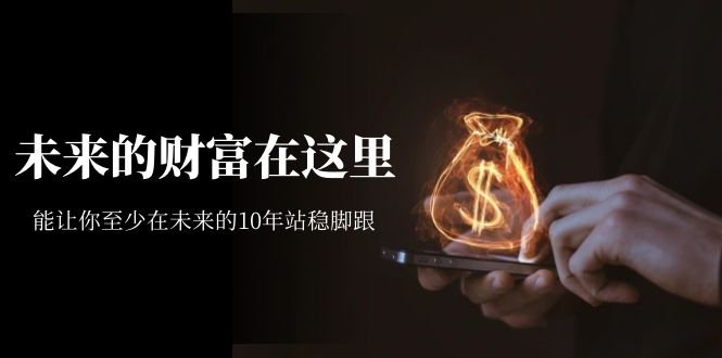 某收费文章《未来的财富在这里》能让你至少在未来的10年站稳脚跟副业工作-副业资源站-副业项目-创业项目-搞钱项目个人副业工作资源分享