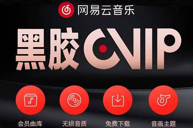 网易云撸黑胶年卡及变现方法，收益可无限放大副业工作-副业资源站-副业项目-创业项目-搞钱项目个人副业工作资源分享