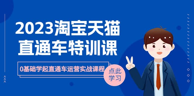2023淘宝·天猫直通车评特训课，0基础学起直通车运营实战课程（8节课时）副业工作-副业资源站-副业项目-创业项目-搞钱项目个人副业工作资源分享