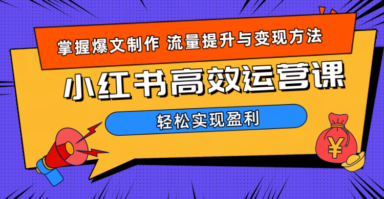 价值980小红书运营操作指南副业工作-副业资源站-副业项目-创业项目-搞钱项目个人副业工作资源分享